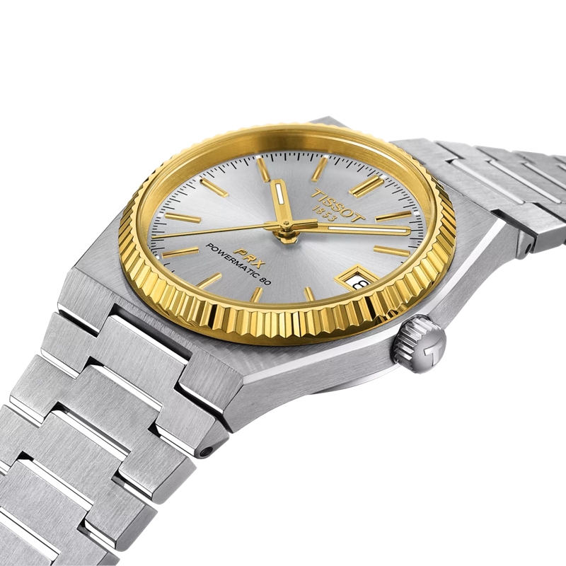 Tissot PRX Powermatic 80 35mm Steel and 18K Gold Bezel