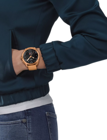 Simulation of the watch Tissot T-Touch Connect Solar on a wrist