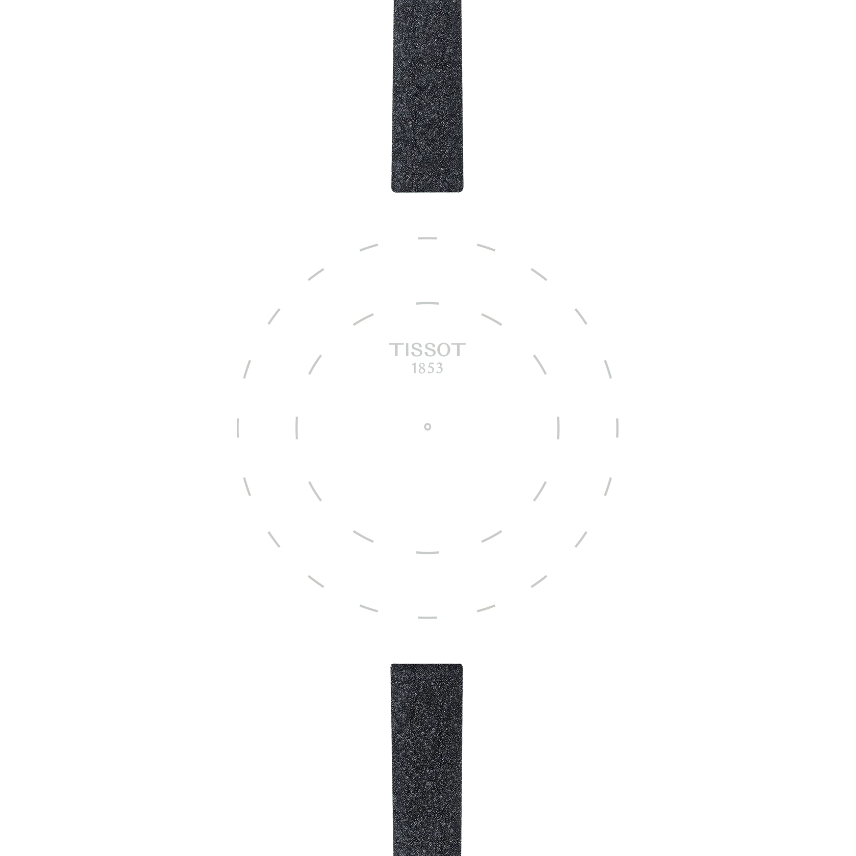 Tissot Official Black Synthetic Strap