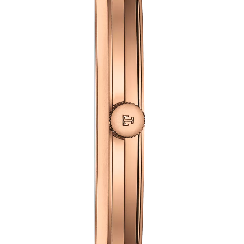 Profile view of the watch case Tissot Excellence 18K Gold