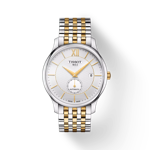 Front view of the watch Tissot Tradition Automatic Small Second with shadow
