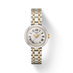 มุมมองด้านหน้าของนาฬิกา Tissot Bellissima Small lady พร้อมเงา