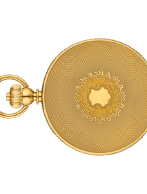 Back view of the watch case Tissot Savonnette Mechanical