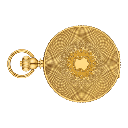 Back view of the watch case Tissot Savonnette Mechanical