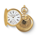 Vue de face de la montre Tissot Savonnette Mechanical avec ombre