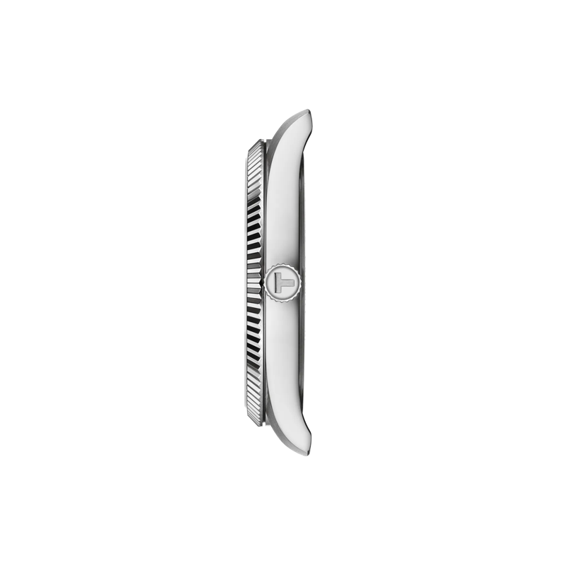 Vue de profil du boîtier de la montre Tissot Ballade 40mm