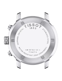 Back view of the watch case 티쏘 PRC 200 크로노그래프