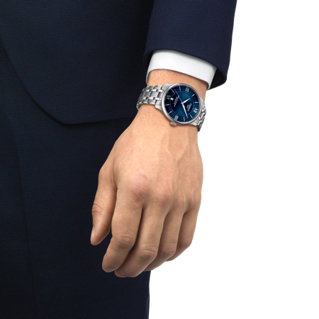 Simulation of the watch Tissot 杜魯爾系列自動款39mm on a wrist