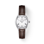 Vue de face de la montre Tissot Tradition 5.5 Lady avec ombre