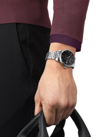 Simulation de la montre Tissot Le Locle Automatique Petite Seconde sur un poignet