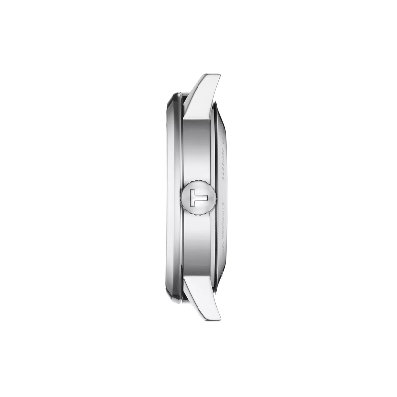 Profile view of the watch case Tissot Classic Dream Swissmatic
