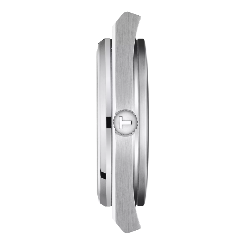 Profile view of the watch case Tissot PRX Powermatic 80 40mm