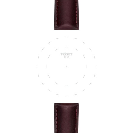 Tissot Official Brown Leather Strap Lugs 20 mm