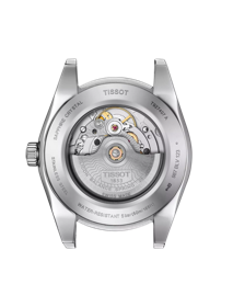 Back view of the watch case TISSOT ジェントルマン オートマティック パワーマティック80 シリシウム 18K ゴールド