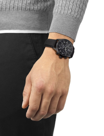 Simulation of the watch Tissot Chrono XL Vintage on a wrist