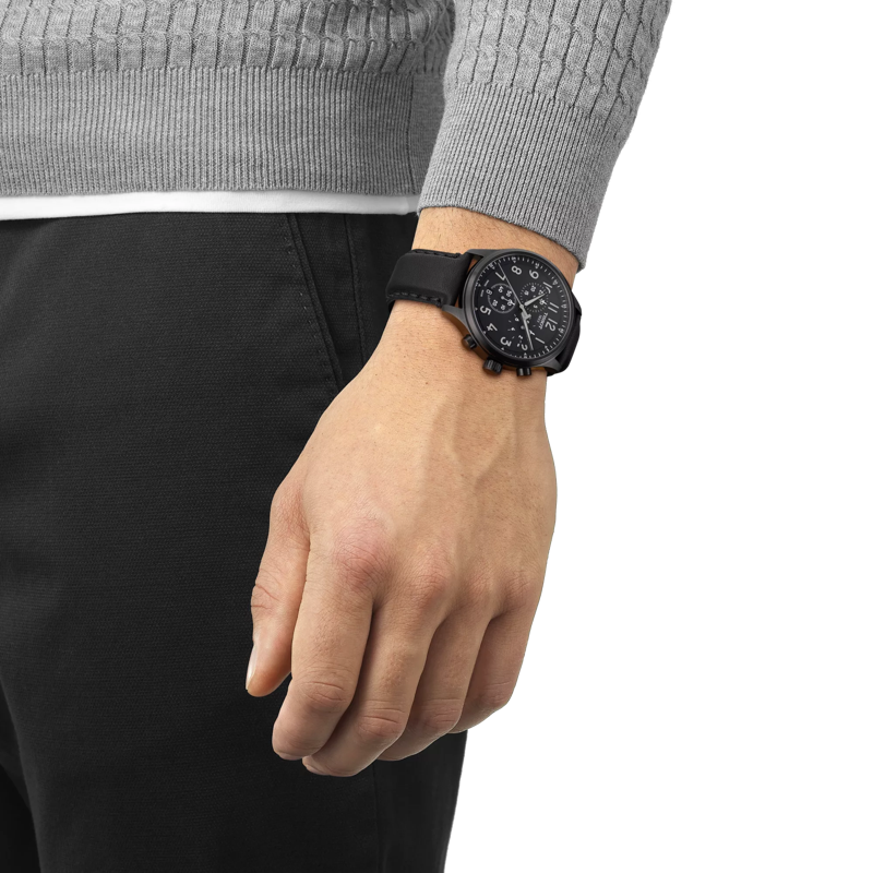 Simulation of the watch Tissot Chrono XL Vintage on a wrist