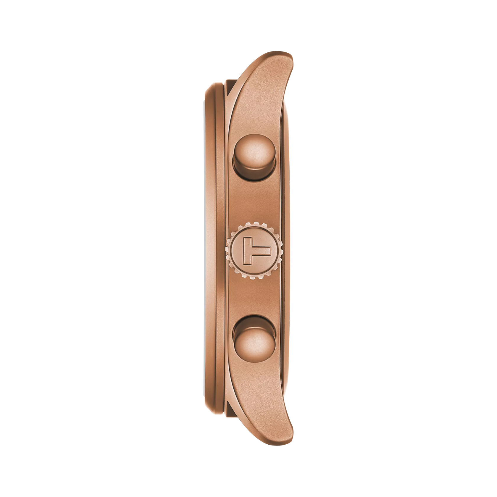 Profile view of the watch case Tissot Chrono XL