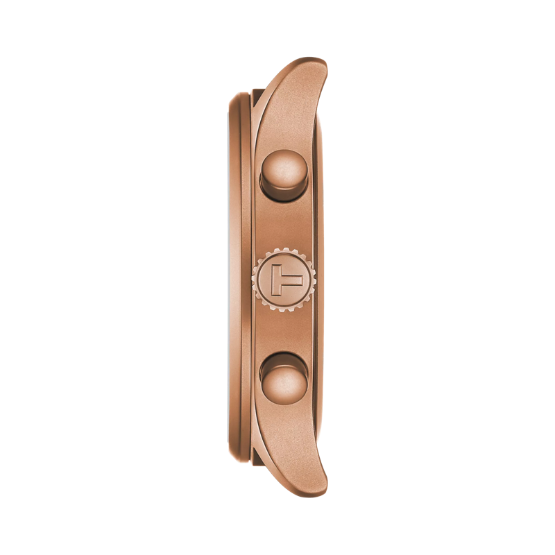 Profile view of the watch case Tissot Chrono XL