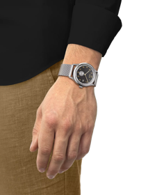 Simulation of the watch Tissot Heritage Small Second 1938 COSC on a wrist
