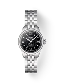 Front view of the watch Tissot Le Locle Automatic Small Lady (25.30) with shadow