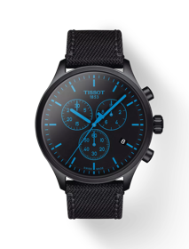 Front view of the watch Tissot Chrono XL with shadow