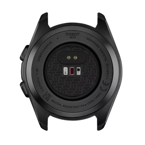 ウォッチケースのバックサイドTISSOT T-タッチ コネクト スポーツ