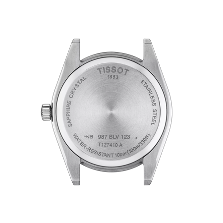 Back view of the watch case Tissot ジェントルマン