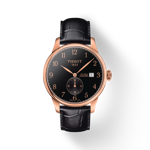 Vue de face de la montre Tissot Le Locle Automatique Petite Seconde avec ombre