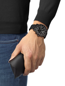 Simulation of the watch Tissot Supersport Chrono on a wrist