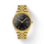 Vue de face de la montre Tissot Ballade 40mm avec ombre
