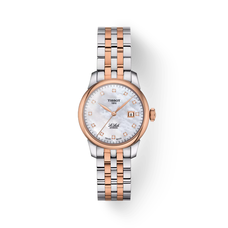 Front view of the watch Tissot Le Locle Automatic Lady (29.00) with shadow
