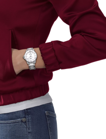 Darstellung der Uhr Tissot Seastar 1000 36mm am Handgelenk