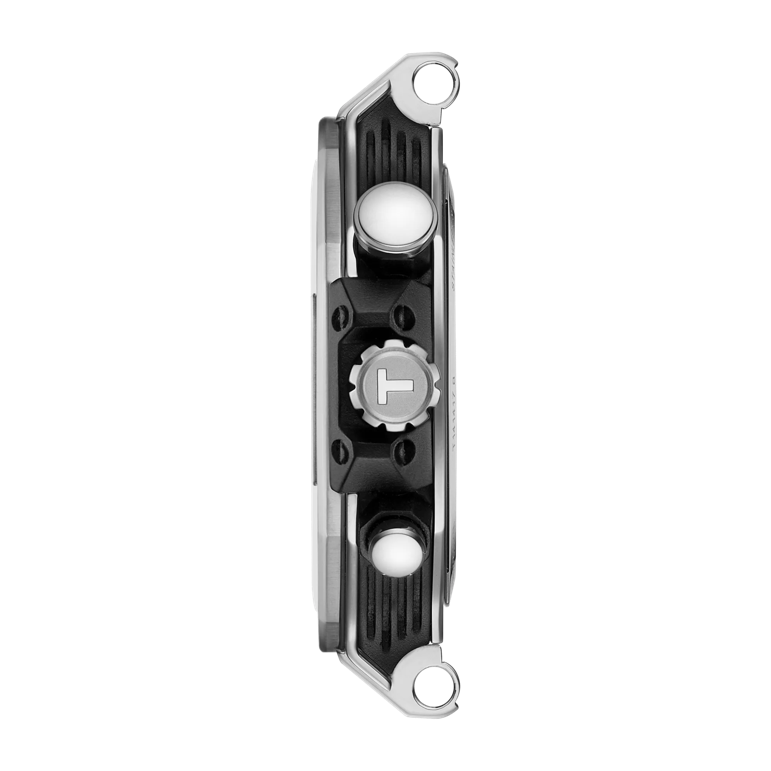 Profile view of the watch case Tissot T-Race Chronograph