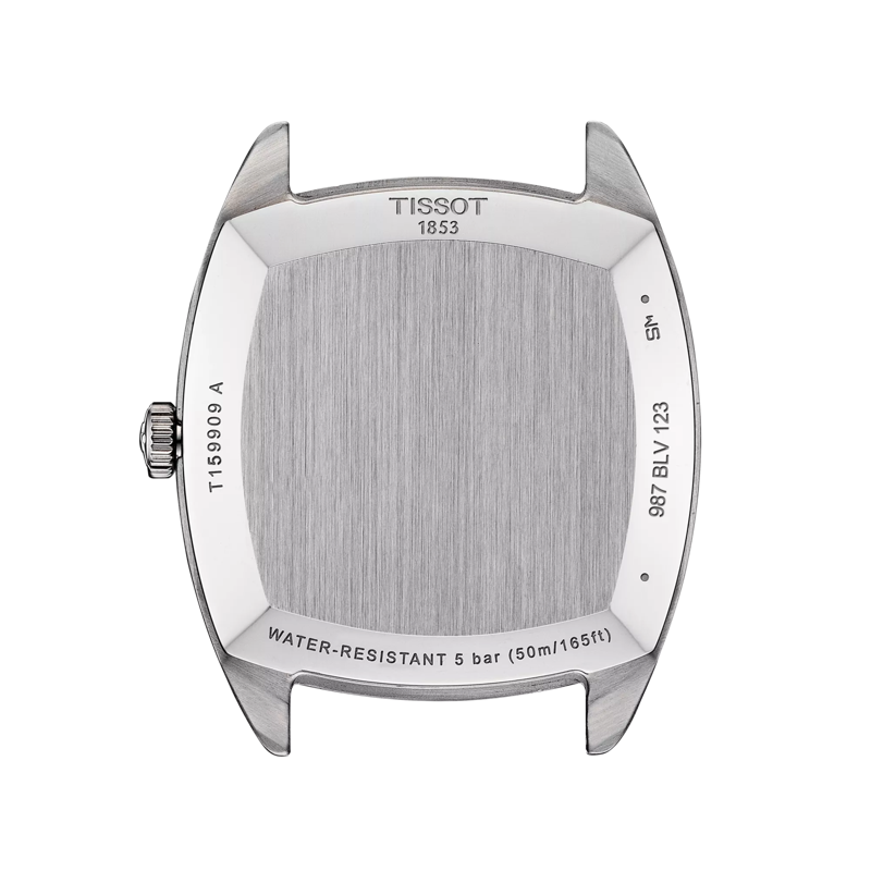 มุมมองด้านหลังของตัวเรือนนาฬิกา Tissot Stylist