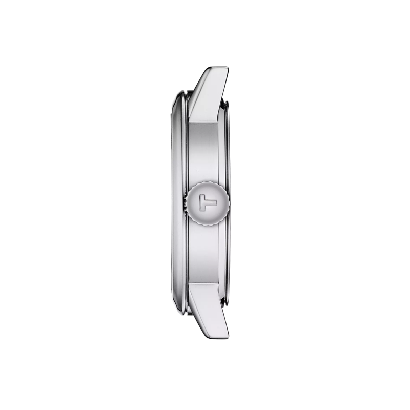 Profile view of the watch case Tissot Classic Dream Lady