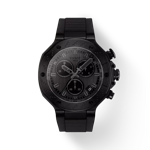 Front view of the watch Tissot T-Race 45mm with shadow