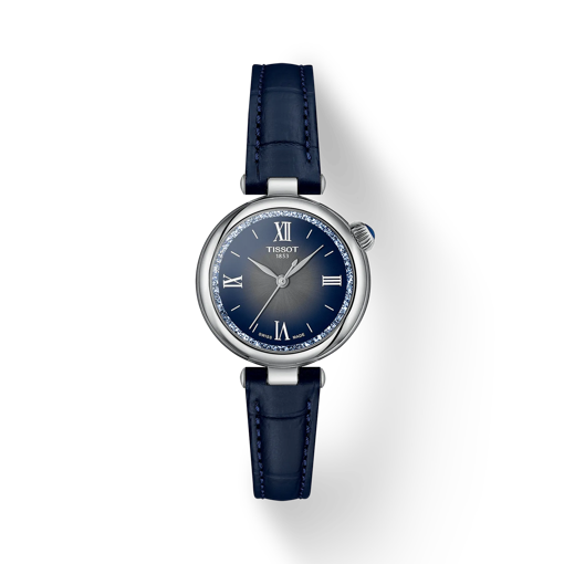 Front view of the watch Tissot Desir with shadow
