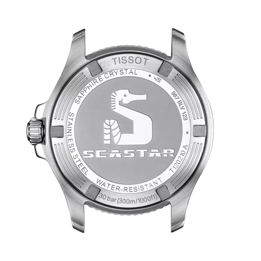 ウォッチケースのバックサイドTISSOT シースター 1000 36MM