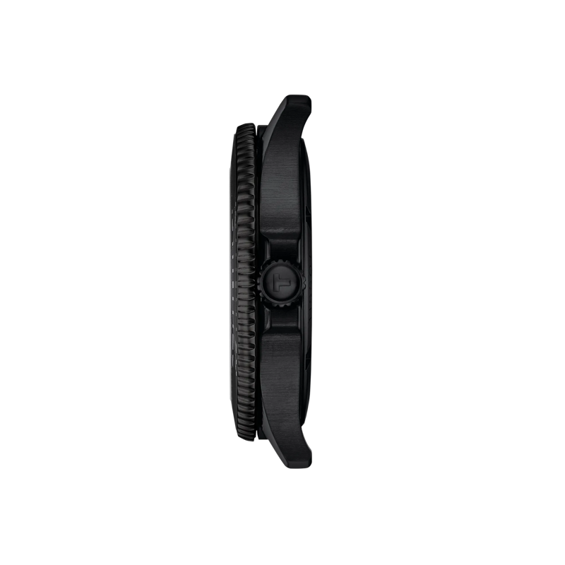 Profile view of the watch case Tissot Seastar 1000 Quartz 40mm