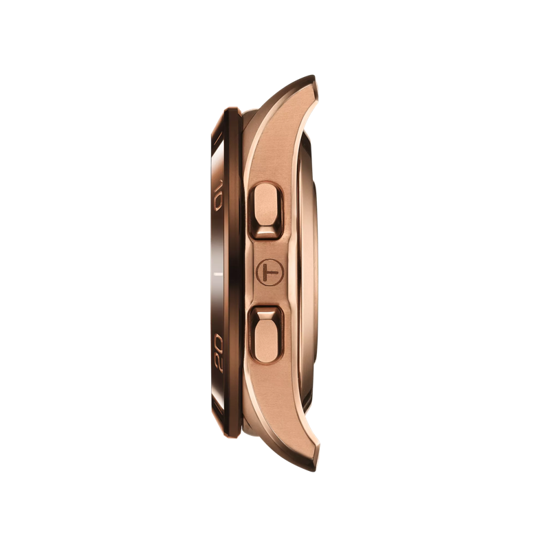Profile view of the watch case TISSOT T-タッチ コネクト スポーツ