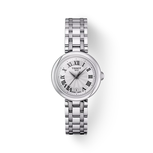 Front view of the watch Tissot Bellissima small lady with shadow