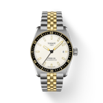 Front view of the watch Tissot PR516 Powermatic 80 with shadow