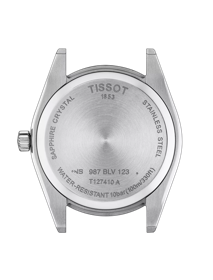 Back view of the watch case Tissot ジェントルマン