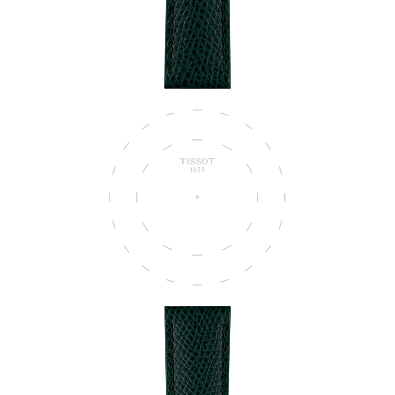 Tissot Official Green Leather Strap 18 mm