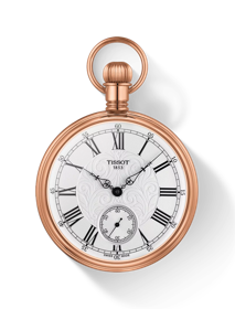 Vooraanzicht van het horloge Tissot Lepine Mechanical met schaduw