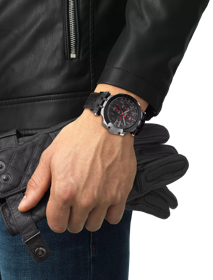 การจำลองนาฬิกา Tissot T-Race MotoGP Automatic Chronograph บนข้อมือ