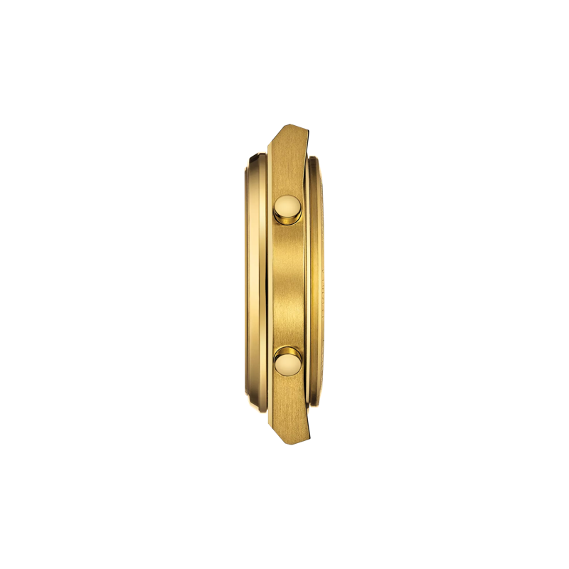 Profile view of the watch case Tissot PRX Digital