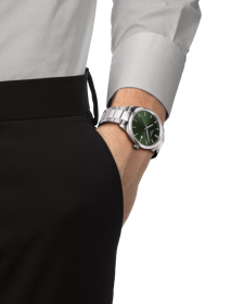 Simulation of the watch Tissot PR 100 on a wrist