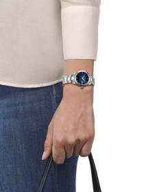 Simulation of the watch Tissot T-My Lady Automatic on a wrist