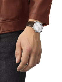 Simulation of the watch Tissot PR 100 Sport Gent on a wrist